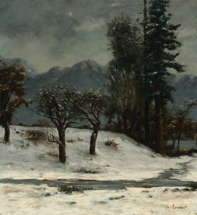 Snow by Gustave Courbet
